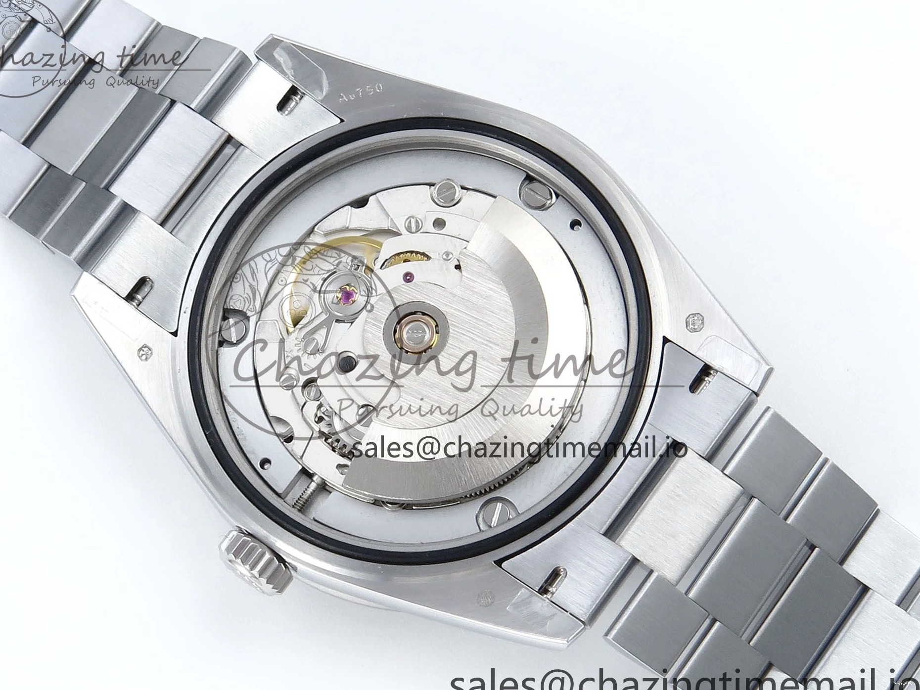 40 Blue Bezel Best 1:1 (Gain Weight) Diamonds Edition SS A2836 Crystal V5 DayDate Dial President Bracelet QF on 0310